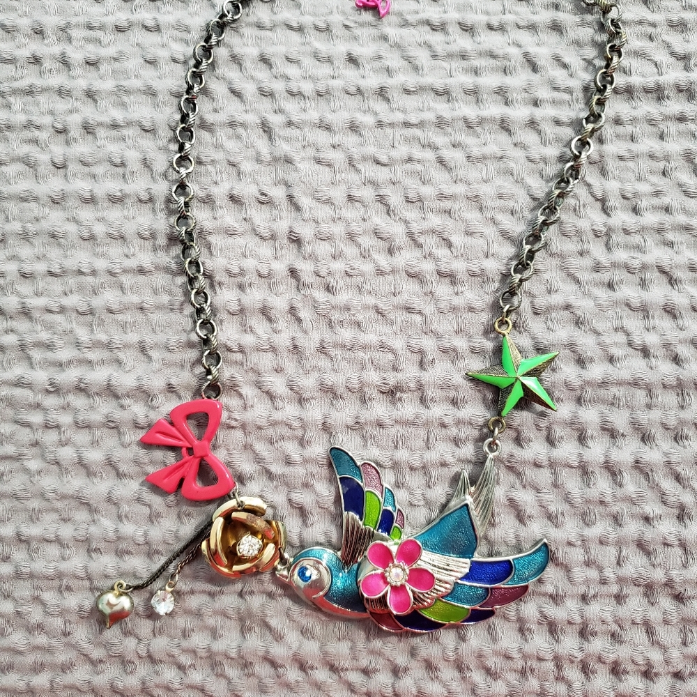Betsey Johnson Swallow Necklace